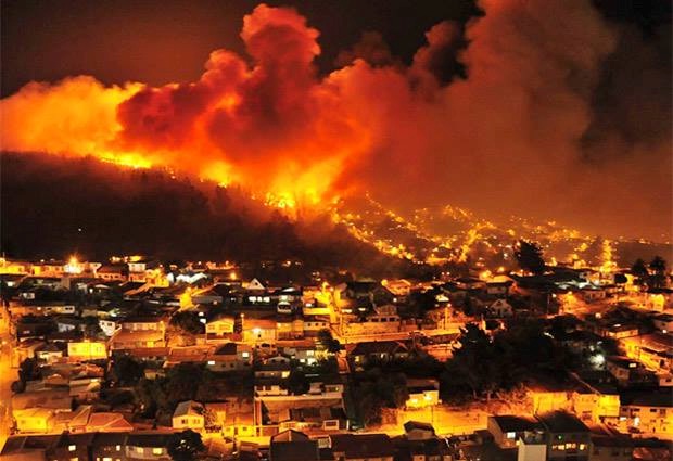 INCENDIO VALPARAÍSO