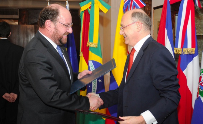 Autoridades de Chile y Argentina