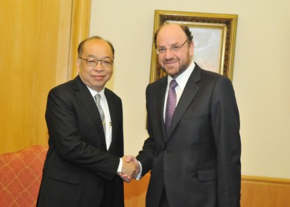 Ministro Moreno se reúne con su homólogo de Tailandia