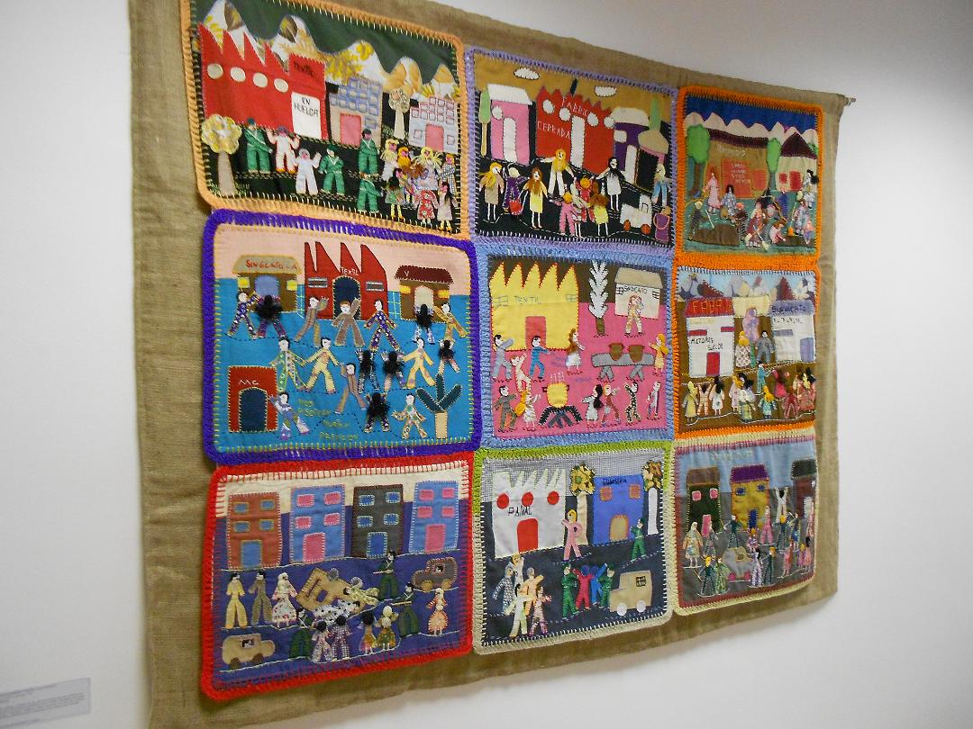 Inaugurada Exposición "Arpilleras Poéticas"