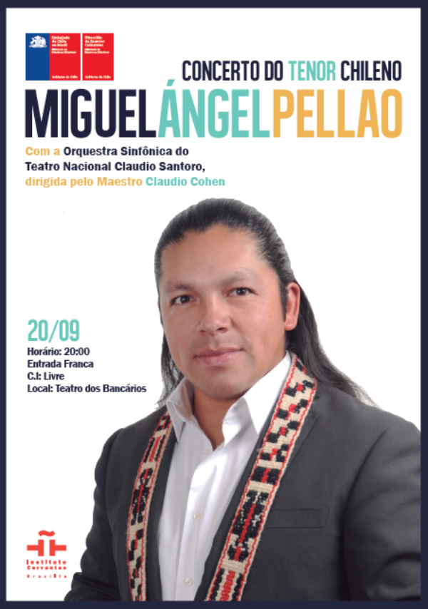 Cartaz concierto de tenor chileno