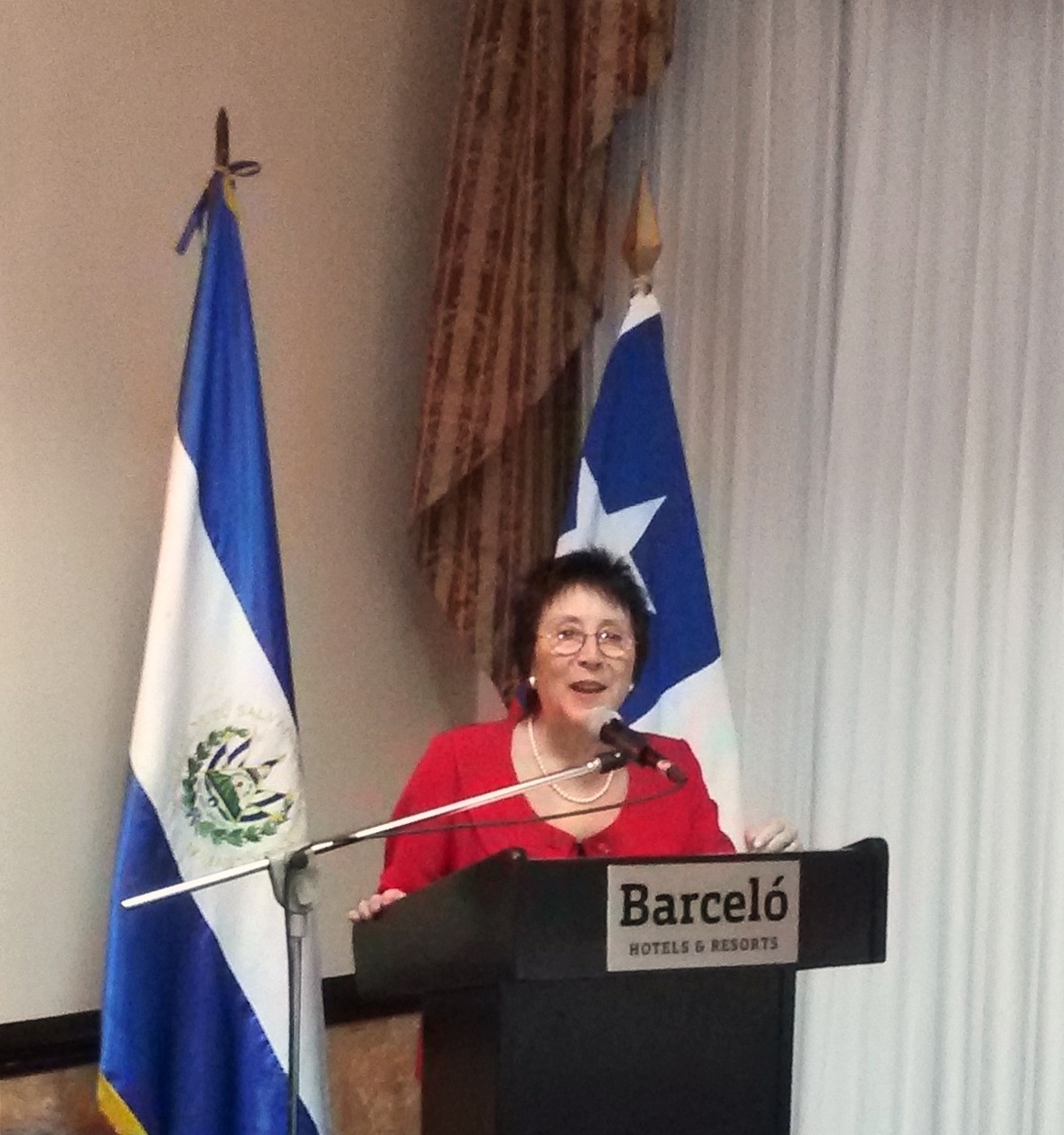 Embajadora María Inés Ruz señaló que el empoderamiento de la mujer es un ámbito en el que se ha avanzado tanto en Chile como El Salvador, pero que aún falta por hacer.